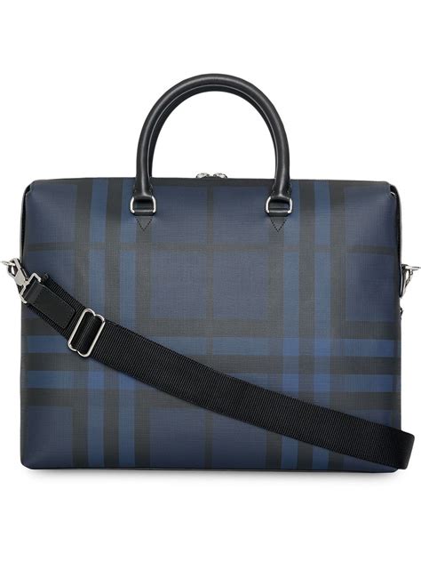 burberry large london check leather briefcase|Burberry Large London Check Briefcase .